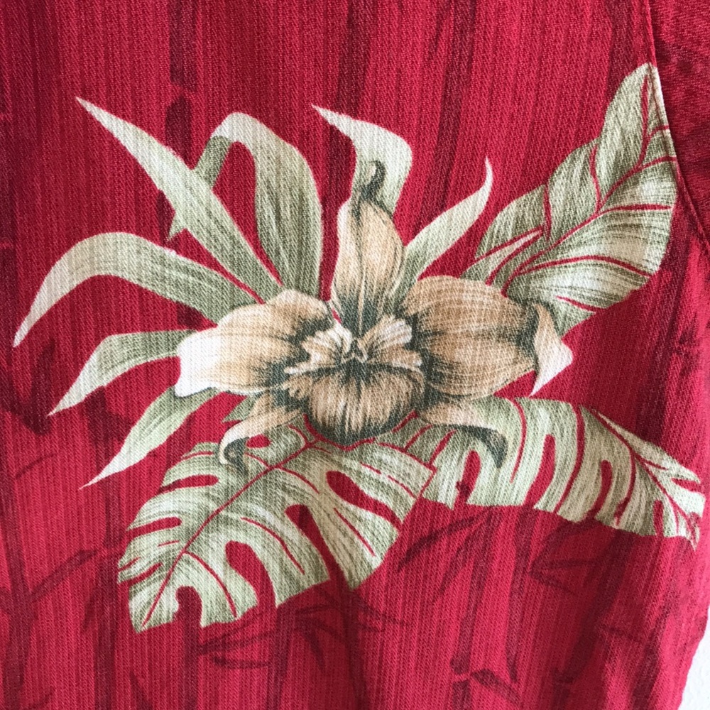 VTG Caribbean Joe Aloha Shirt Size 4XL Classic Hawaiian Camp Shirt Big and Tall - Picture 6 of 7